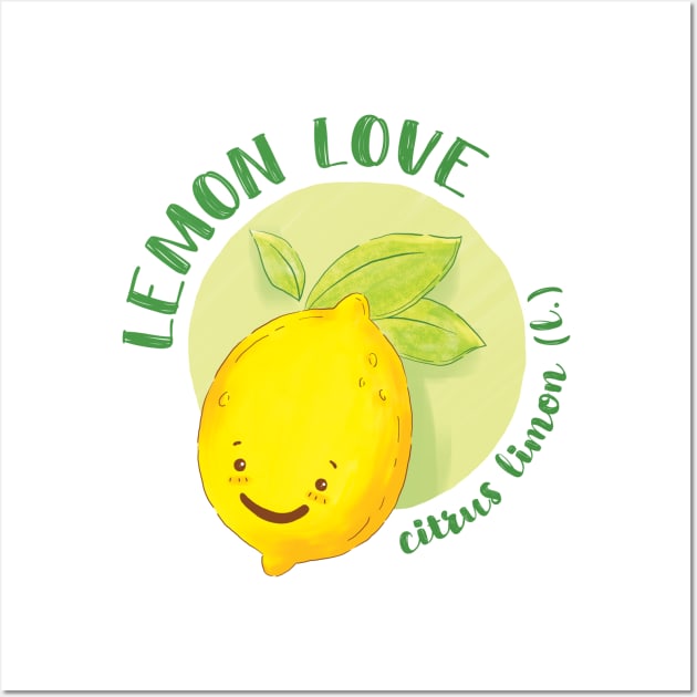 Lemon love - citrus limon Wall Art by geep44